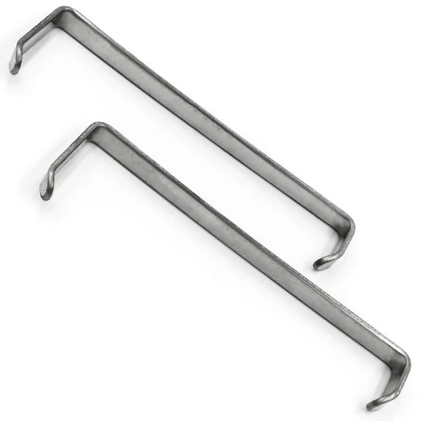 DHS-06-416-15. Гачок Фарабефа (Farabeuf) пластинчастий парний, 150 мм. DURABLE.